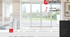 Desktop Screenshot of bellettiabitare.com